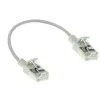 ACT pilka 0,15 m LSZH U/FTP CAT6A plonas pataisymo laidas su apsauga nuo užkabinimo ir RJ45 jungtimis