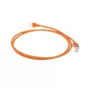 ACT Orange 1 m LSZH U/FTP CAT6A plonas duomenų centro jungiamasis kabelis su apsaugotais RJ45 kištukais