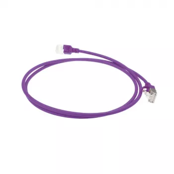 ACT Purple 7 m LSZH U/FTP CAT6A plonas jungiamasis kabelis su apsaugotais RJ45 kištukais