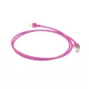 ACT Pink 10 m LSZH U/FTP CAT6A plonas duomenų centro kabelis su apsauga nuo užkabėjimo ir RJ45 jungtimis
