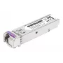 Intellinet Gigabit Fiber WDM Bi-Directional SFP optinis modulis 1000Base-BX-U (LC), vienmodis, 80 km, BiDi WDM (RX1550/TX1490), MSA atitikmuo, sidabrinis