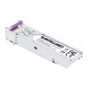 Intellinet Gigabit Fiber WDM Bi-Directional SFP optinis modulis 1000Base-BX-U (LC), vienmodis, 80 km, BiDi WDM (RX1550/TX1490), MSA atitikmuo, sidabrinis