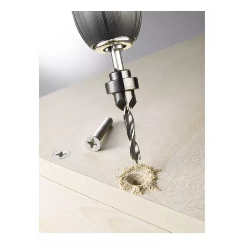 Gręžtuvas KWB 513105 5mm medžio drožlių plokštei, kietmedžiui, plastikui, minkštmedžiui