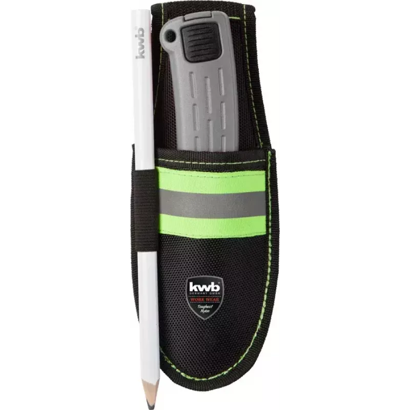 Dėklas naudojimo peiliui KWB 909910 Nylon Yellow Black 70mm 95mm 200mm