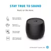 HP Black Bluetooth Speaker 360, belaidis ir laidinis, nešiojamas monogarsiakalbis, juodas, cilindro formos, mygtukai, universalus