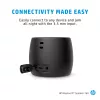 HP Black Bluetooth Speaker 360, belaidis ir laidinis, nešiojamas monogarsiakalbis, juodas, cilindro formos, mygtukai, universalus