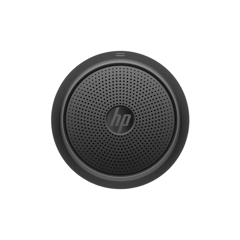 HP Black Bluetooth Speaker 360, belaidis ir laidinis, nešiojamas monogarsiakalbis, juodas, cilindro formos, mygtukai, universalus