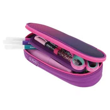 Pieštukinė Herlitz Dip Dye Soft, poliesteris, rožinė–violetinė, 215x95x60 mm