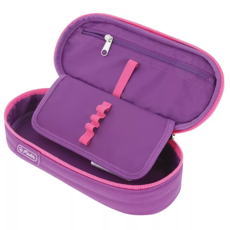 Pieštukinė Herlitz Dip Dye Soft, poliesteris, rožinė–violetinė, 215x95x60 mm