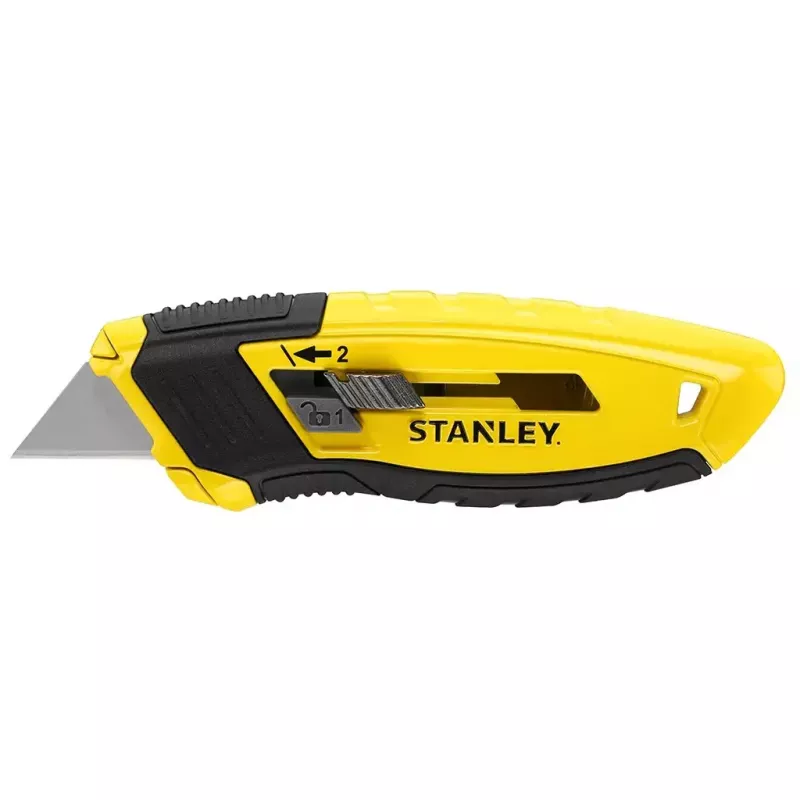 Statinis peilis Stanley STHT10432-0 Juodas Geltonas