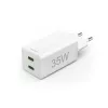 Greitasis USB-C įkroviklis Hama 00125116, 2x USB-C, PD 35W, baltas