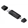 Kortelių skaitytuvas Equip 245462 USB 3.2 Gen 1 Type-A / Type-C juodas