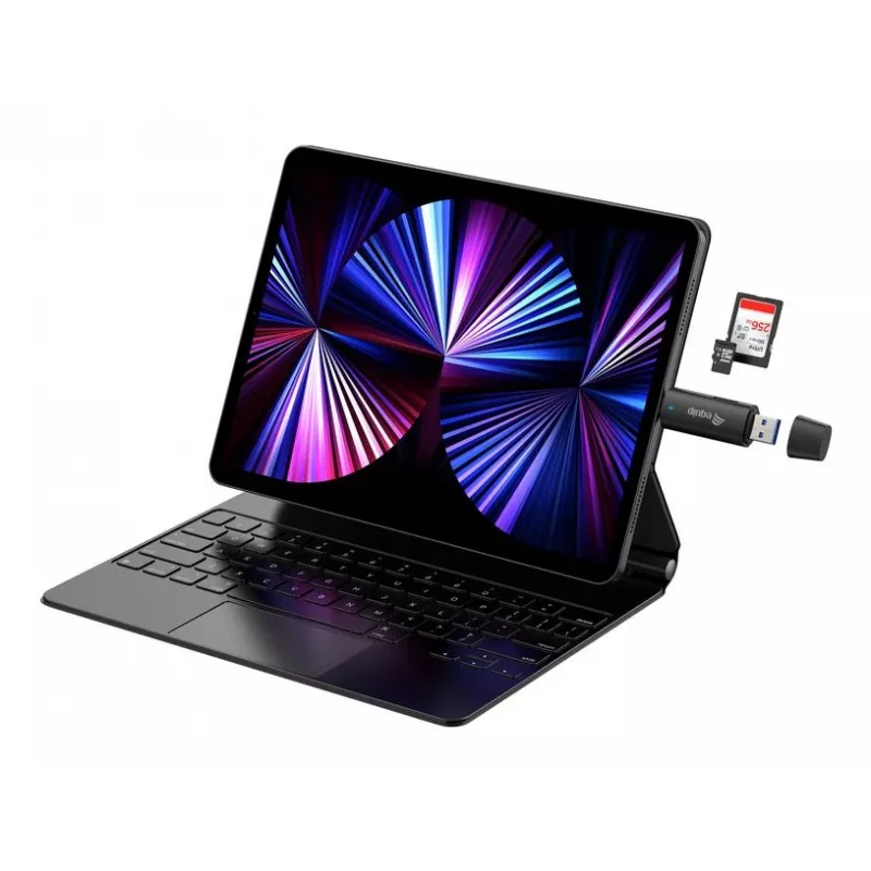 Kortelių skaitytuvas Equip 245462 USB 3.2 Gen 1 Type-A / Type-C juodas