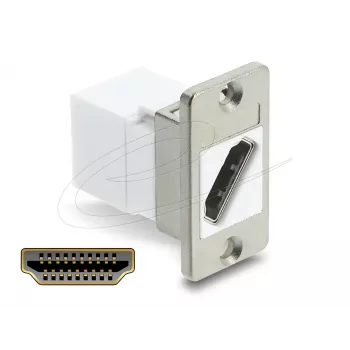 Keystone modulis DELOCK 91101, plokščios konstrukcijos, vienas prievadas
