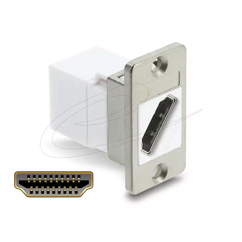 Keystone modulis DELOCK 91101, plokščios konstrukcijos, vienas prievadas
