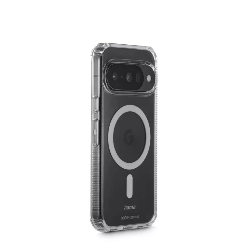 Mobiliojo telefono dėklas HAMA Extreme Protect, skirtas Google Pixel 10 / 10 Pro, skaidrus, tinka iki 16 cm (6,3 colio)
