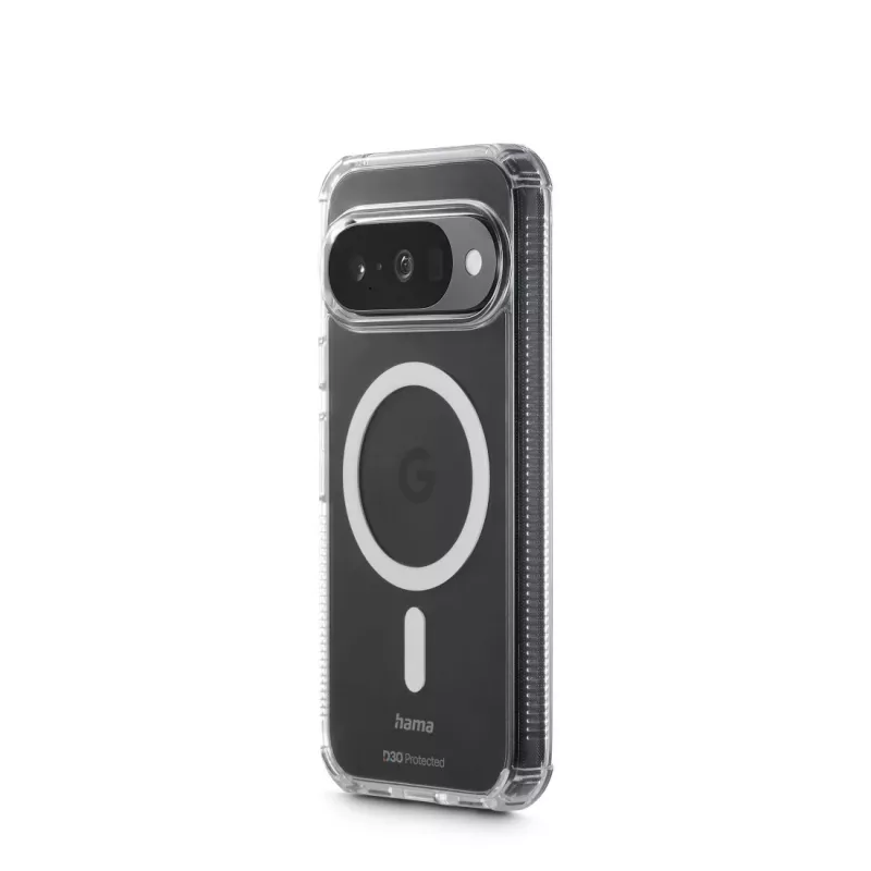 Mobiliojo telefono dėklas HAMA Extreme Protect, skirtas Google Pixel 10 / 10 Pro, skaidrus, tinka iki 16 cm (6,3 colio)