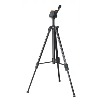 Tripod HAMA Delta Duo 170 – 3 kojos, maks. aukštis 170 cm, min. 62 cm, apkrova 4 kg, svoris 1,85 kg, juoda
