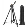 Tripod HAMA Delta Duo 170 – 3 kojos, maks. aukštis 170 cm, min. 62 cm, apkrova 4 kg, svoris 1,85 kg, juoda