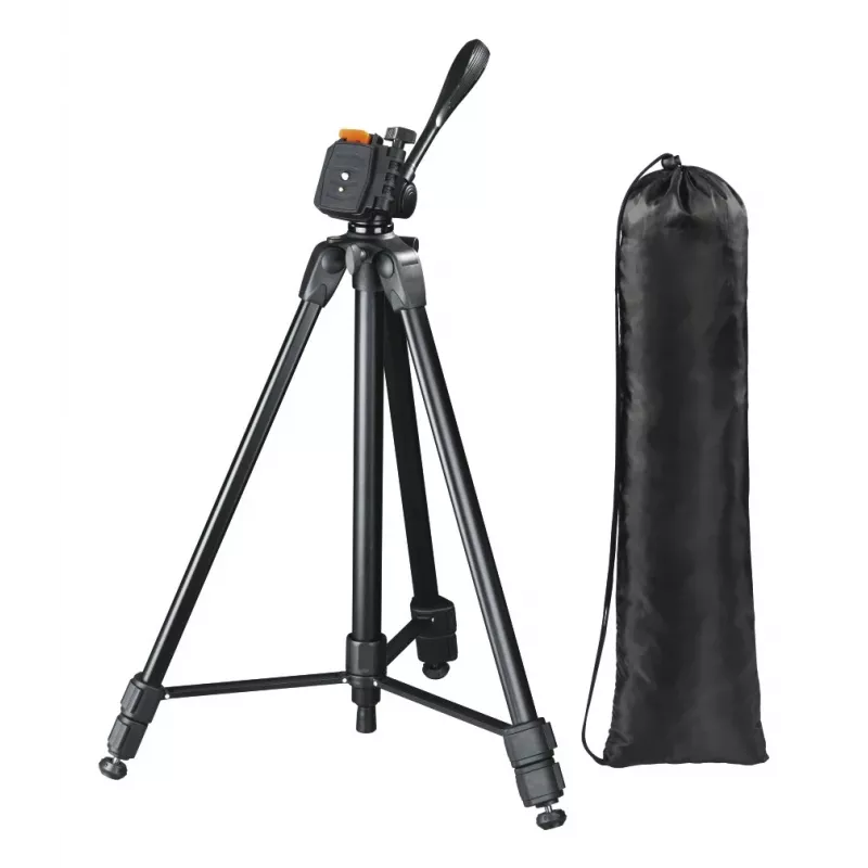 Tripod HAMA Delta Duo 170 – 3 kojos, maks. aukštis 170 cm, min. 62 cm, apkrova 4 kg, svoris 1,85 kg, juoda