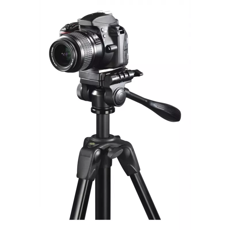 Tripod HAMA Delta Duo 170 – 3 kojos, maks. aukštis 170 cm, min. 62 cm, apkrova 4 kg, svoris 1,85 kg, juoda