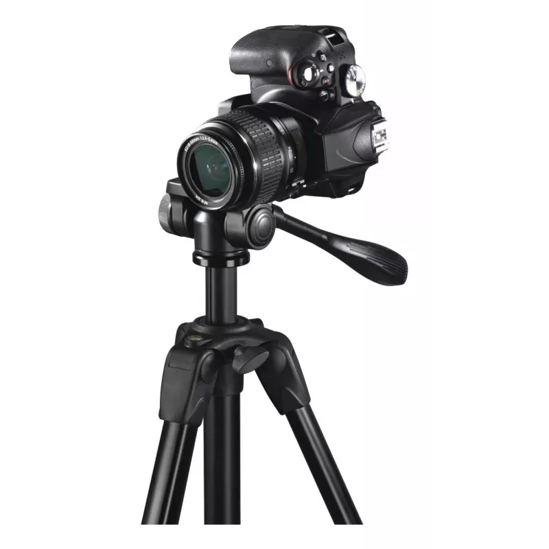 Tripod HAMA Delta Duo 170 – 3 kojos, maks. aukštis 170 cm, min. 62 cm, apkrova 4 kg, svoris 1,85 kg, juoda