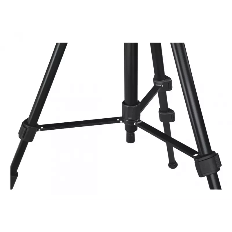 Tripod HAMA Delta Duo 170 – 3 kojos, maks. aukštis 170 cm, min. 62 cm, apkrova 4 kg, svoris 1,85 kg, juoda