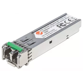 Intellinet SFP modulis, Gigabit Ethernet, 1000Base-LX, vienmodis, LC, 80 km, 1550 nm, suderinamas su Cisco GLC-ZX-SMD