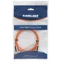 Intellinet Fiber Optic Patch Cable OM2 SC/SC 5m Oranžinis Duplex Multimodis 50/125 µm LSZH Pluoštinis Laidas