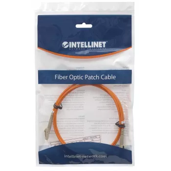 Intellinet Fiber Optic Patch Cable OM2 LC/LC 5m Oranžinis Duplex Multimode 50/125 µm LSZH
