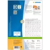 Lipnių etikečių lapai HERMA Premium A4 70x33,8 mm 2400 vnt.