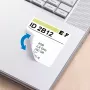 Nuimamos etiketės HERMA 10108 A4 40x40 mm kvadratinės baltos