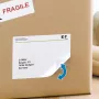 Perklijuojami adresų lipdukai HERMA 10317, 99,1 x 93,1 mm, 600 vnt.