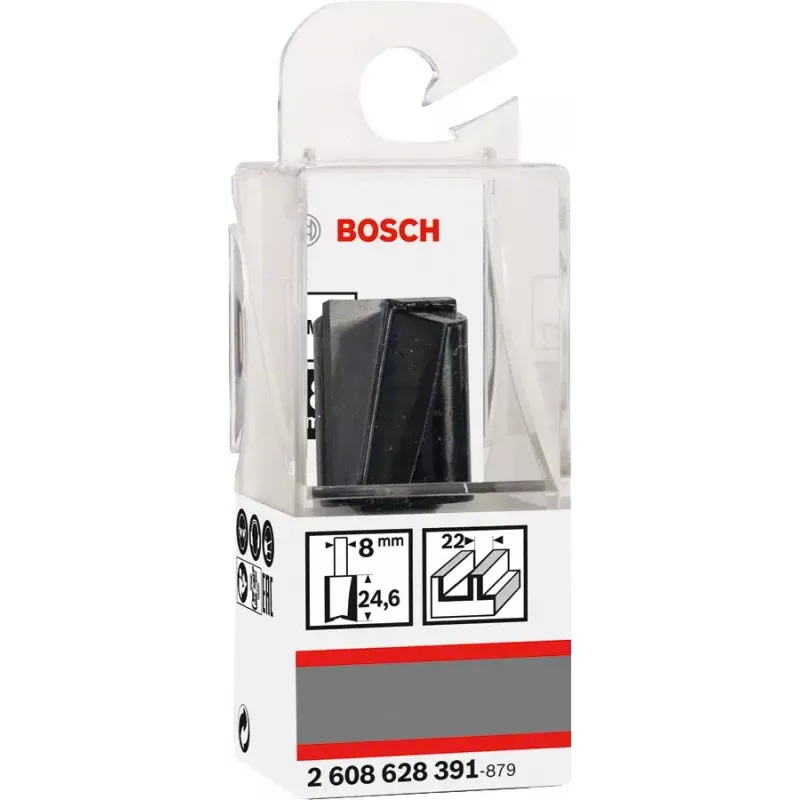 Tiesi frezos antgalis Bosch 2 608 628 391 Ilgis 56 mm Darbinis ilgis 2,5 cm