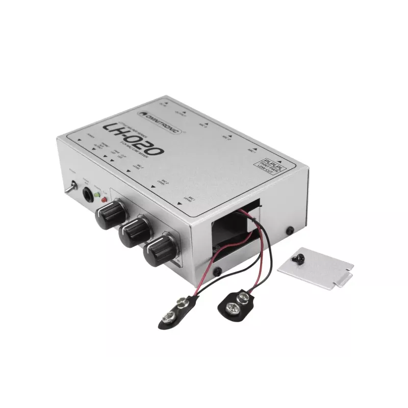 Garso maišytuvas Omnitronic 10355020 3 kanalai 25–16000 Hz Baltas