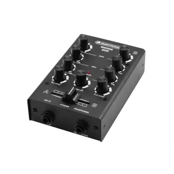 Maišytuvas Omnitronic GNOME-202 2 kanalai 20–20000 Hz Juoda