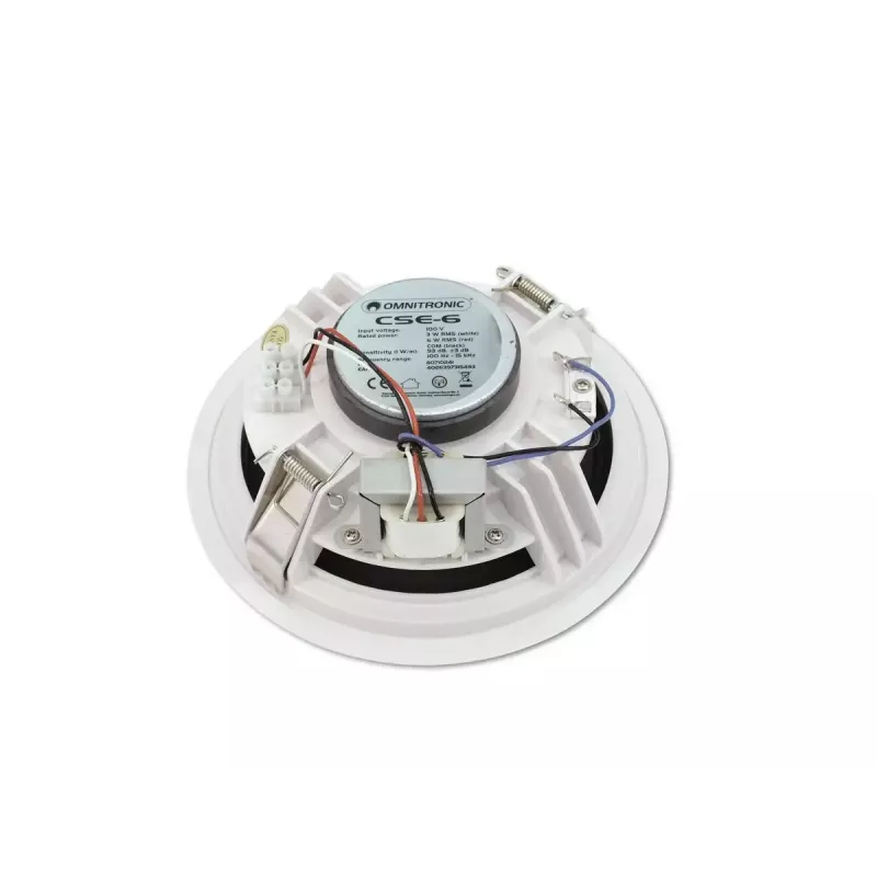 Pilno diapazono garsiakalbis Omnitronic 80710241 Baltas Laidinis 6 W