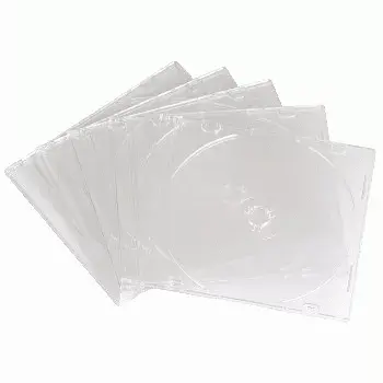 Tuščia CD dėžutė Slim Hama 051164 pakuotė 10 vnt. permatoma 1 diskui