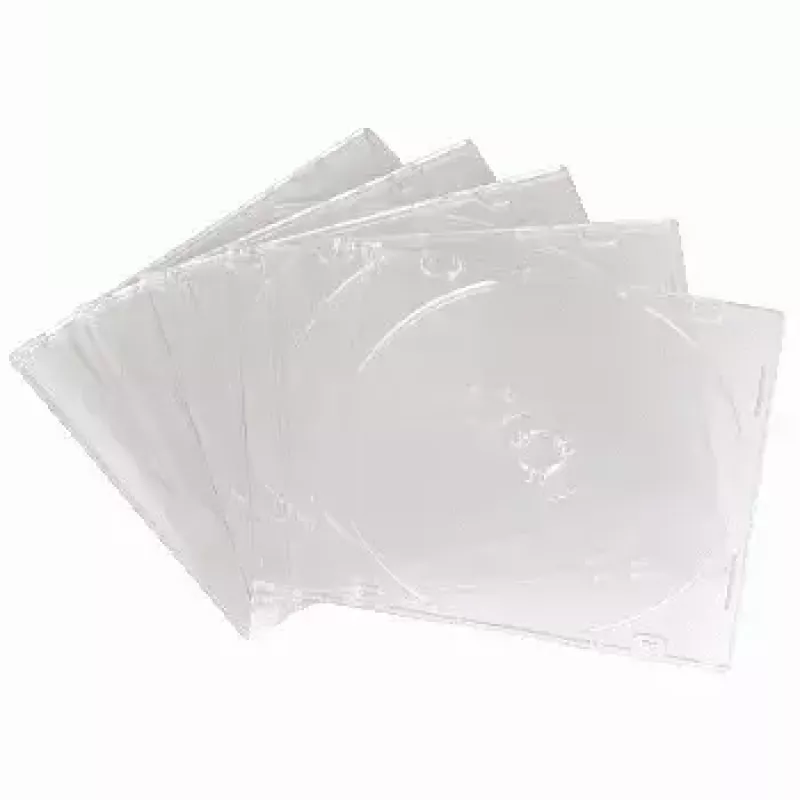Tuščia CD dėžutė Slim Hama 051164 pakuotė 10 vnt. permatoma 1 diskui