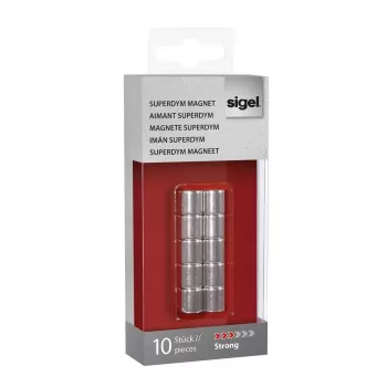 Neodimio cilindrinis magnetas Sigel GL701, 10 vnt.