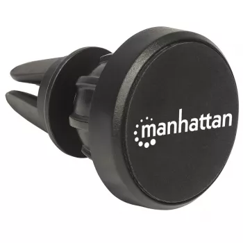 Manhattan magnetinis laikiklis telefonui automobilio ventiliacijos grotelėms, reguliuojamas spaustukas, greitas tvirtinimas ir atleidimas, neslystanti pagalvėlė, juoda, viso naudojimo laiko garantija