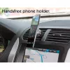 Manhattan magnetinis laikiklis telefonui automobilio ventiliacijos grotelėms, reguliuojamas spaustukas, greitas tvirtinimas ir atleidimas, neslystanti pagalvėlė, juoda, viso naudojimo laiko garantija