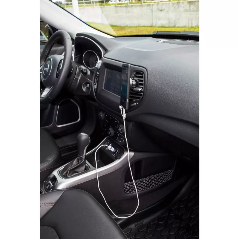 Manhattan magnetinis laikiklis telefonui automobilio ventiliacijos grotelėms, reguliuojamas spaustukas, greitas tvirtinimas ir atleidimas, neslystanti pagalvėlė, juoda, viso naudojimo laiko garantija