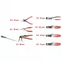 Replės KS Tools 115.1055, chromo-molibdeno plienas
