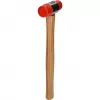 Plaktukas KS Tools 140.5202 plastikine galvute, medine rankena, 30 cm, 350 g