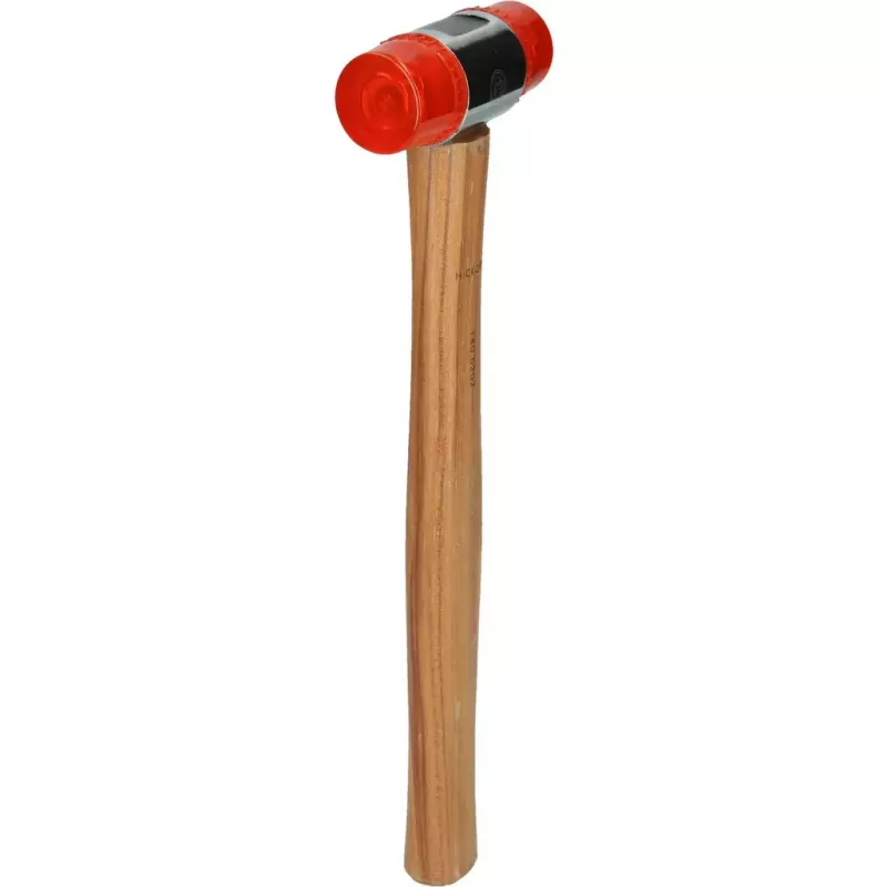 Plaktukas KS Tools 140.5202 plastikine galvute, medine rankena, 30 cm, 350 g