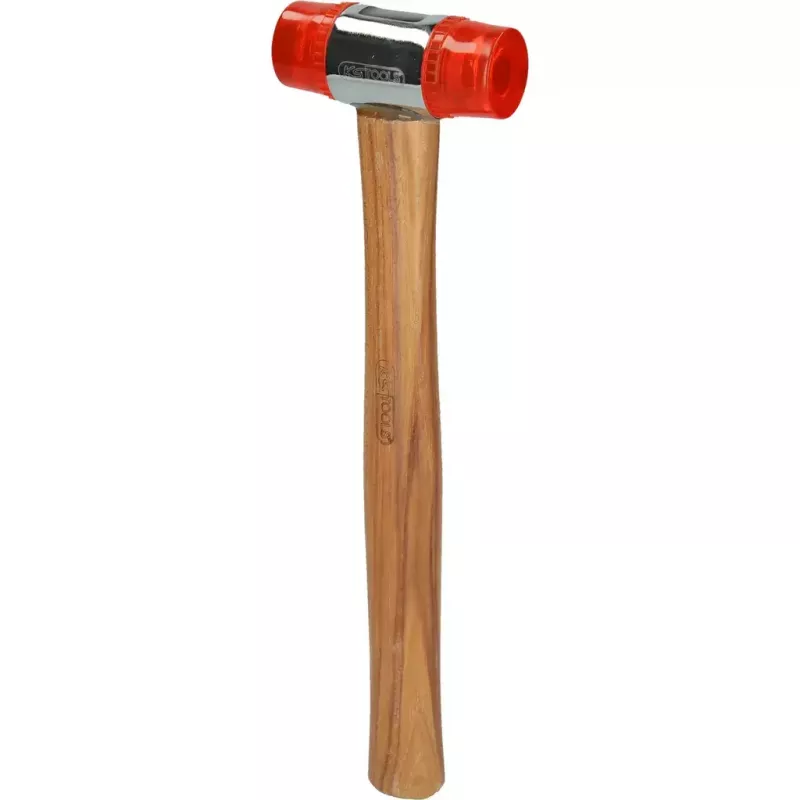 Plaktukas KS Tools 140.5202 plastikine galvute, medine rankena, 30 cm, 350 g