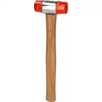 Plaktukas KS Tools 140.5202 plastikine galvute, medine rankena, 30 cm, 350 g