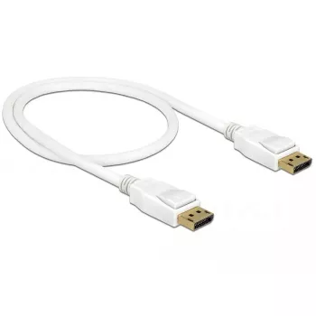 DeLOCK 85507 DisplayPort kabelis 0,5 m Baltas