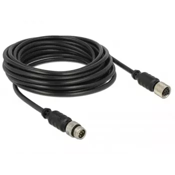 Serijinis ilginimo kabelis Navilock 62974 juodas 5 m M8